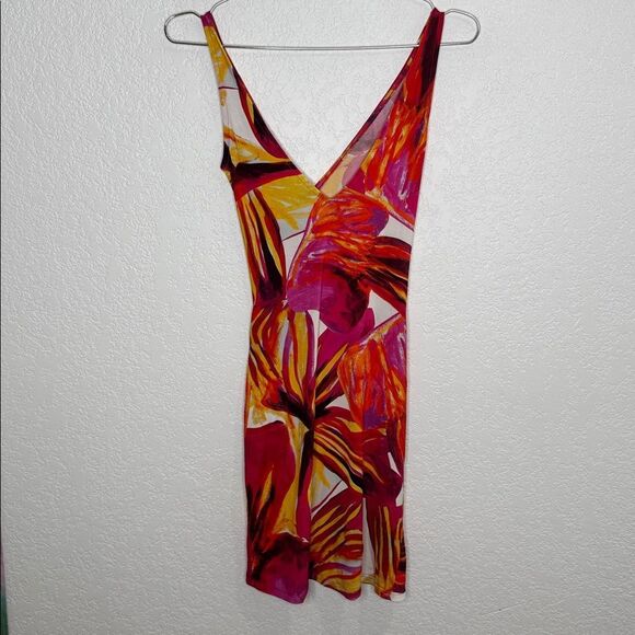 New LOUISA BALLOU -Summer Solstice Printed Mini Dress XS Color Knights Tour - Picture 7 of 15